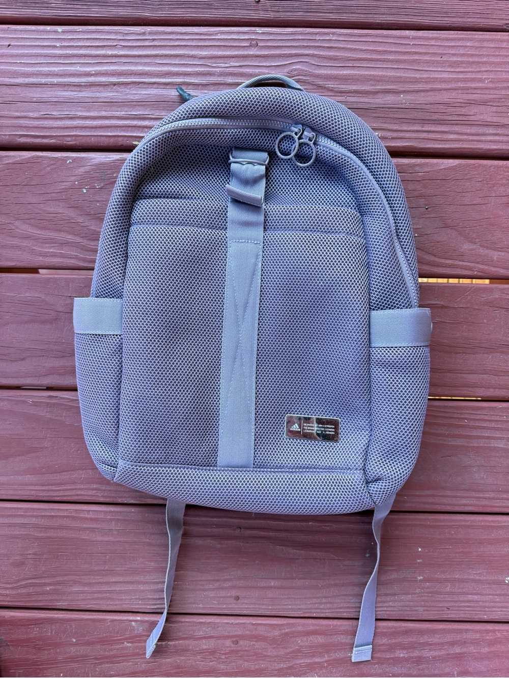 adidas Purple Mesh Compact Backpack